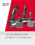JC150 SINGLE AXIS JOYSTICK CONTROLLER