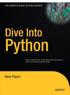 Table of Contents. Dive Into Python...1