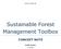 Sustainable Forest Management Toolbox