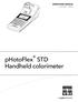 photoflex STD Handheld colorimeter