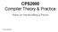CPS2000 Compiler Theory & Practice