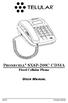 PHONECELL SX6P-200C CDMA. Fixed Cellular Phone USER MANUAL. 02/21/05 Part Number