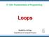 IT 1033: Fundamentals of Programming Loops