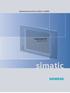 Operating Instructions Edition 12/2005. Industrial PC Panel PC 477. simatic