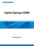 Digital Signage CDMS