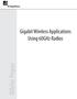 Gigabit Wireless Applications Using 60GHz Radios. White Paper