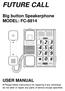 Big button Speakerphone MODEL: FC-8814