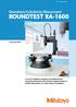 ROUNDTEST RA Roundness/Cylindricity Measurment