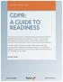 GDPR: A GUIDE TO READINESS