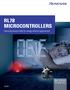RL78 MICROCONTROLLERS. Featuring snooze mode for energy-efficient applications