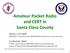 Amateur Packet Radio and CERT in Santa Clara County