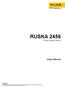 RUSKA Users Manual. Piston Gauge Monitor