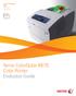 Letter-size Color Printer. Xerox ColorQube Color Printer Evaluator Guide