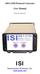 MS Protocol Converter. User Manual. Firmware version 2.0 ISI. Instrumental Solutions, Inc.