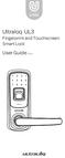 Ultraloq UL3 Fingerprint and Touchscreen Smart Lock