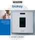 biokey ACCESS CONTROL Thermal Biometric fingerprint reader for outdoors Real dimensions reader image.