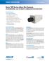 Sarix IXP Series Indoor Box Cameras STD DEF/MEGAPIXEL, H.264, DAY/NIGHT IP CAMERAS WITH AUTO BACK FOCUS