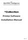 Printer Software Installation Manual