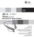 HBS-800 User Manual BLUETOOTH Stereo Headset