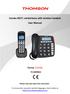 Combo DECT: corded base with wireless handset User Manual