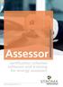 Assessor certification schemes software and training for energy assessors