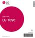 ENGLISH USER GUIDE LG 109C.  MFL (1.0)