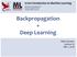 Backpropagation + Deep Learning