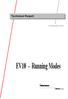 Technical Report. EV10_Running_Modes_ doc. EV10 - Running Modes