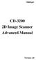 CD D Image Scanner Advanced Manual
