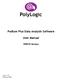 Podium Plus Data Analysis Software. User Manual. SWIS10 Version