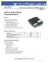 AirCare General Purpose ModBus Interface ACM1001. OptiDrive Modbus Module Product Specification. For assistance call