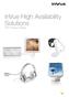 InVue High Availability Solutions Product Catalog