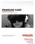 PRIMELINE CARD A STRATEGIC SOURCING HUBZONE COMPANY. Anacapa Micro Products, Inc.