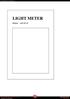 LIGHT METER. Model : LM-81LX. Digital Measurement Metrology, Inc Digital Measurement Metrology, Inc
