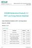 SKB369 Multiprotocol Bluetooth 4.2 /ANT Low Energy Module Datasheet