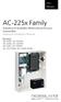AC-225x Family Advanced Scalable Networked Access Controller Hardware Installation Manual
