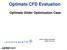 Optimate CFD Evaluation Optimate Glider Optimization Case
