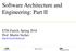 Software Architecture and Engineering: Part II