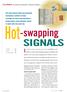 Hot -swapping SIGNALS. I t wasn t long ago that hot-swap capabilities were. designfeature By Joshua Israelsohn, Technical Editor