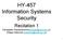 HY-457 Information Systems Security