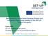 Best practices of the Smart Synergy Project and Hungarian Case Study leading to the SET-UP Project (Hungary)