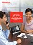 Discover the Power of Toshiba s IP Communication Solutions