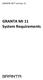 GRANTA MI version 11. GRANTA MI 11 System Requirements