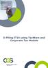 E-Filing IT14 using TaxWare and Corporate Tax Module