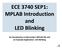 An Introduction to Microchip's MPLAB IDE and an Example Application: LED Blinking
