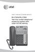 User s manual (Canada version) ML17939/ML17959 Two-line corded telephone/ answering system with caller ID/call waiting