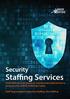 Staffing Services UnderDefense your source of experienced professionals to solve security staffing challenges today