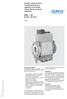 Double solenoid valve Combined pressure regulator and safety valves Servo pressure regulator MBC-...-SE DN 65 - DN 100