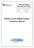 N700E Inverter RS485 Interface Instruction Manual