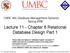 Lecture 11 - Chapter 8 Relational Database Design Part 1